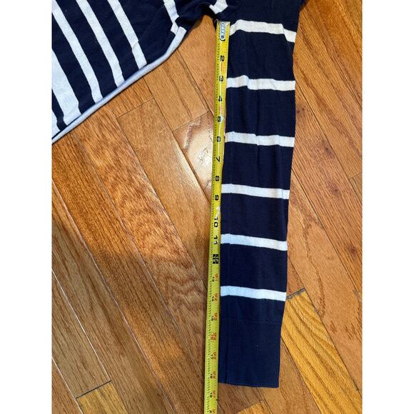 Lilly Pulitzer cardigan sweater striped blue white pink yellow XS extra small - Picture 7 of 9